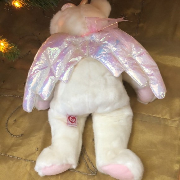 TY Original Beanie Buddy HALO Bear 15” Plush Stuffed Animal Toy 1999 NWT - Picture 10 of 15